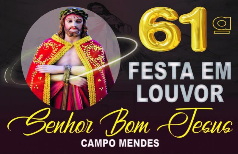 Tríduo da festa em honra a Bom Jesus iniciou ontem. Confira a programação do fim de semana